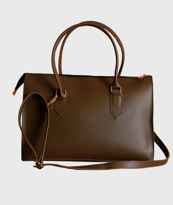 Brown Leather Tote Bag